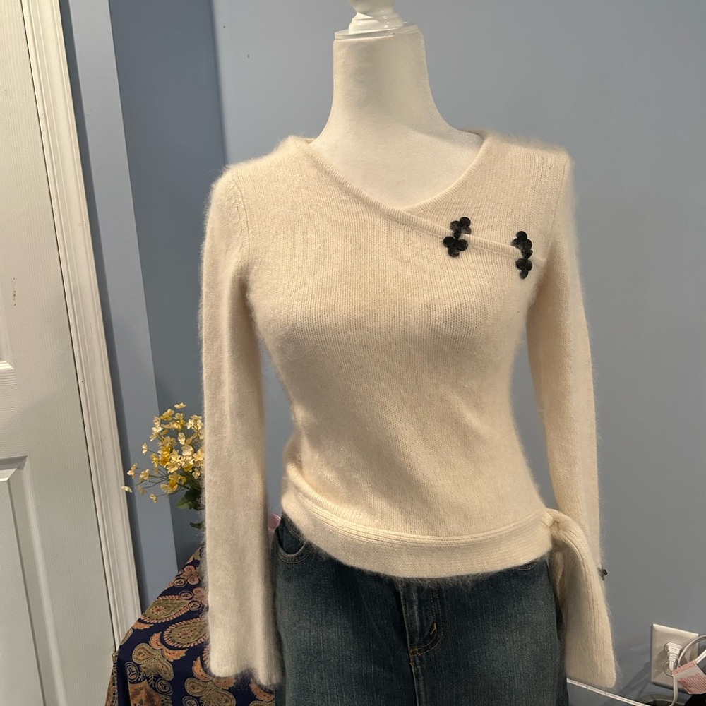 Vintage Silk and Rabbit Hair Sweater